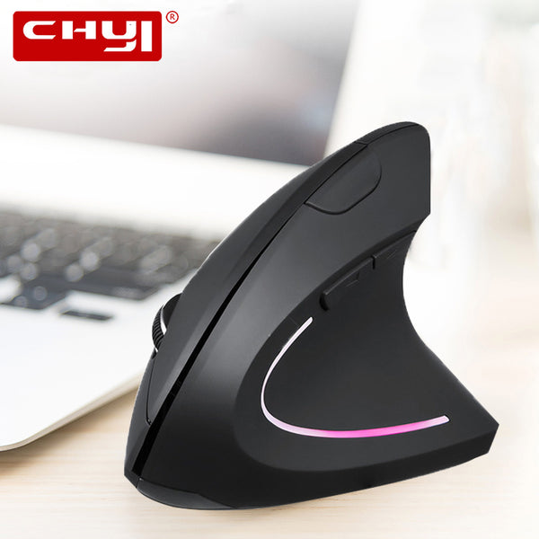 Chyi Ergonomic Vertical Mouse 2.4g Wireless Right Left Hand Computer