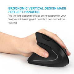 Chyi Ergonomic Vertical Mouse 2.4g Wireless Right Left Hand Computer