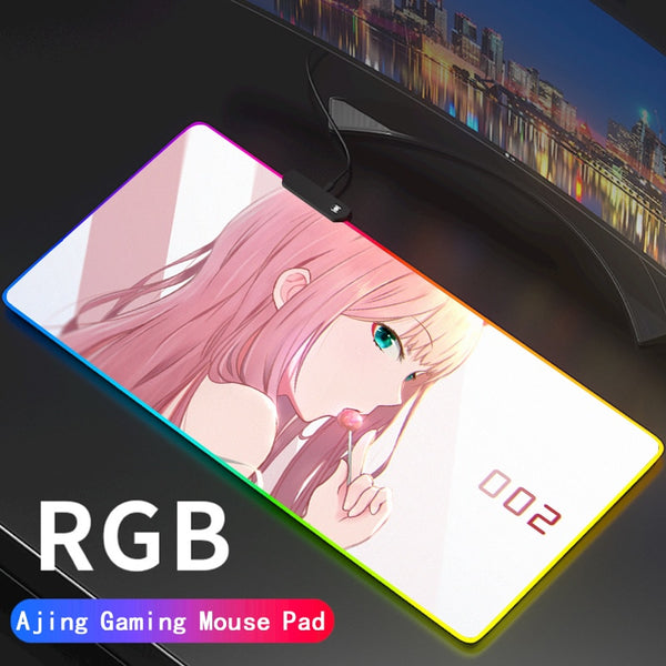 In The Franxx RGB Gaming Mouse Pad