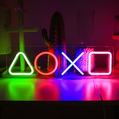 Icon Gaming PS4 Game Neon Light Sign Control Decorative Lamp Colorful