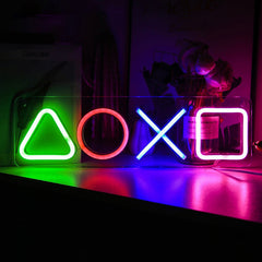 Icon Gaming PS4 Game Neon Light Sign Control Decorative Lamp Colorful