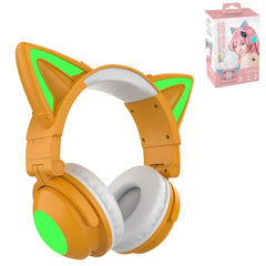 Rgb Cute Cat Wireless Headphones Girls Kids Gift Headset With