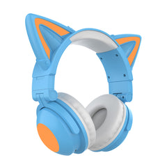 Rgb Cute Cat Wireless Headphones Girls Kids Gift Headset With