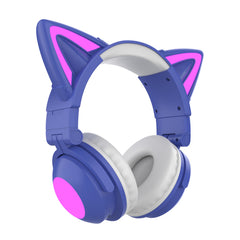 Rgb Cute Cat Wireless Headphones Girls Kids Gift Headset With