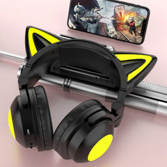 Rgb Cute Cat Wireless Headphones Girls Kids Gift Headset With