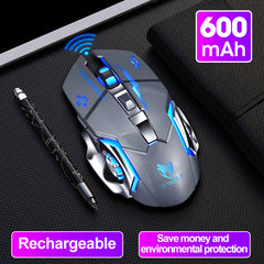 Wireless Mouse Charging Gaming Mouse Mute Backlit Mouse Mechanical